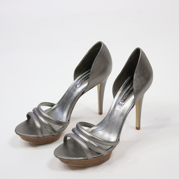 BCBGMAXAZRIA Pewter Metallic Ma-haisha Platforms - Picture 2 of 6